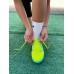 Chuteira Mini pé ideal para o Futsal, com solado de PVC super leve e macia, com costura no Bico MP 2331S  A- limão verde agua 